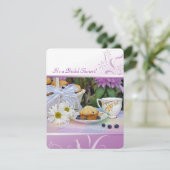 Bridal Breakfast Brunch Einladung (Stehend Vorderseite)