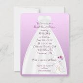 Bridal Breakfast Brunch Einladung (Rückseite)