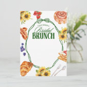 BRIDAL BRUCH SUNFLOWER EINLADUNG (Stehend Vorderseite)