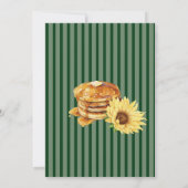 BRIDAL BRUCH SUNFLOWER EINLADUNG (Rückseite)