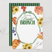 BRIDAL BRUCH SUNFLOWER EINLADUNG (Vorne/Hinten)