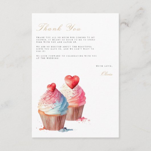 Bridal Brunch Brautparty Vielen Dank Karte (Vorderseite)