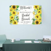 Bridal Brunch & Bubbly Showdusche Boho Sonnenblume Banner (Messeveranstaltung)