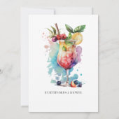 Bridal Brunch | Dusche für Paare Einladung (Rückseite)