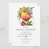 Bridal Brunch | Dusche für Paare Einladung (Vorne/Hinten)