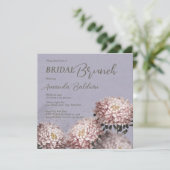 Bridal Brunch Floral Einladung (Stehend Vorderseite)