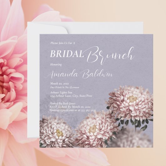 Bridal Brunch Floral Einladung