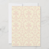 Bridal Brunch mit Hübschen Rose Einladung (Rückseite)