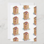 Bridal Brunch | Pancake Einladung (Rückseite)