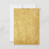 Bridal Brunch Pastell Pink Glitzer Gold Dankeskarte (Rückseite)