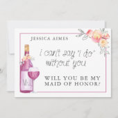 Bridal Brunch Trauzeugin Card Einladung (Vorderseite)