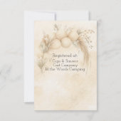 Bridal Brunch Wedding Shower Invitation Einladung (Rückseite)