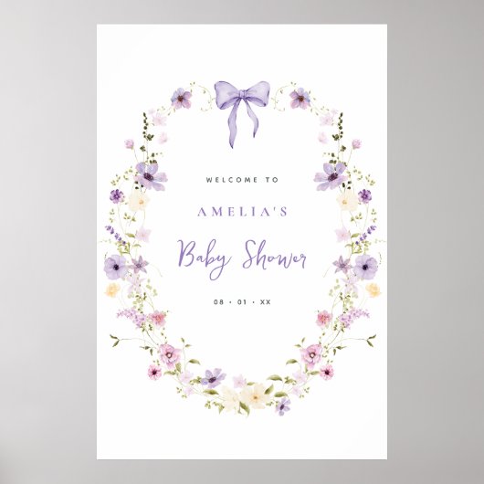 Bridal Brunch Welcome Sign Poster Download (Vorne)