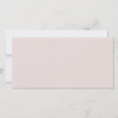 Bridal Couple Silhouette Herz in Sand Wedding Save The Date (Rückseite)