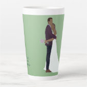Bridal Couple, skin tones medium Milchtasse (Vorderseite)