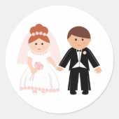Bridal Couple Stickers (Vorderseite)