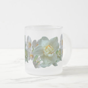 Bridal Crown Daffodien Nah Mattierte Glass-Tasse Mattglastasse