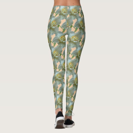 Bridal Crown Daffodil Legging Leggings (Rückseite)