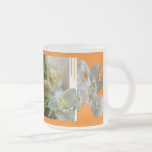 Bridal Crown Daffodis Design Mattierte Tasse aus G