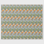 Bridal Crown Daffodis Muster Cust.Wrapping Paper Geschenkpapier (Flach)