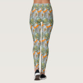 Bridal Crown Daffodis Muster Legging Leggings (Rückseite)