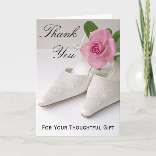 Bridal danke Ihnen Karten (Vorderseite)