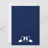 Bridal Dress Polterabend Einladung (Rückseite)