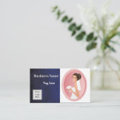 Bridal dressmaker Business Card Visitenkarte (Stehend Vorderseite)
