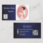 Bridal dressmaker Business Card Visitenkarte (Vorne/Hinten)