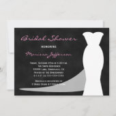 Bridal Dusche Einladung Chalkboard (Vorderseite)