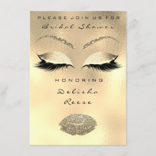 Bridal Dusche Einladung Eye Gold Imitate Park Lift