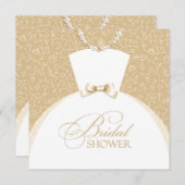 Bridal Dusche Einladung Flachkarte (Vorne/Hinten)