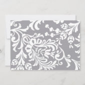 Bridal Dusche Einladung Floral (Rückseite)