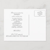 Bridal Dusche Einladung Gelbe Polka Dot (Rückseite)