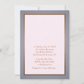 Bridal Dusche Einladung, großartiger Gatsby, goldf Einladung (Rückseite)