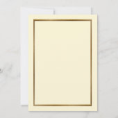 Bridal-Dusche Einladung, großartiges Gatsby-Metall Einladung (Rückseite)