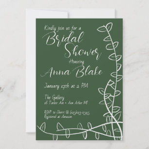 Bridal Dusche Einladung - Gründesign