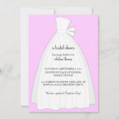 Bridal-Dusche Einladung {Light Pink} (Vorderseite)