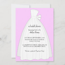 Bridal-Dusche Einladung {Light Pink}