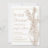 Bridal Dusche Einladung Lilien des Tals (Vorderseite)