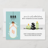 Bridal Dusche Einladung oder Wellness-Center Weeke (Vorderseite)