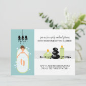 Bridal Dusche Einladung oder Wellness-Center Weeke (Stehend Vorderseite)