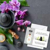 Bridal Dusche Einladung oder Wellness-Center Weeke