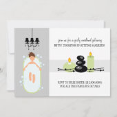Bridal Dusche Einladung oder Wellness-Center Weeke (Vorderseite)