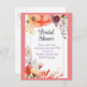 Bridal Dusche Einladung Postkarten (Vorne/Hinten)