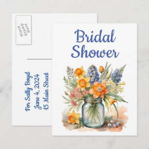 Bridal Dusche Einladung Postkarten