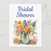 Bridal Dusche Einladung Postkarten (Vorderseite)