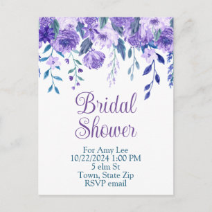 Bridal Dusche Einladung Postkarten