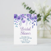 Bridal Dusche Einladung Postkarten (Stehend Vorderseite)