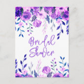 Bridal Dusche Einladung Postkarten (Vorderseite)